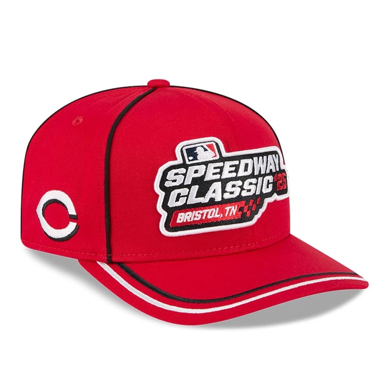 Cincinnati Reds MLB Bristol 2025 Red 9SEVENTY Stretch Snap Adjustable Cap OSFM