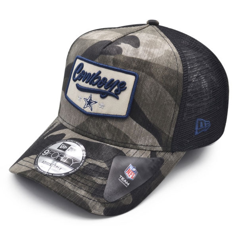 Dallas Cowboys New Era CAMO PATCH 9Forty Snapback Hat – Urban Camo/Black/Navy