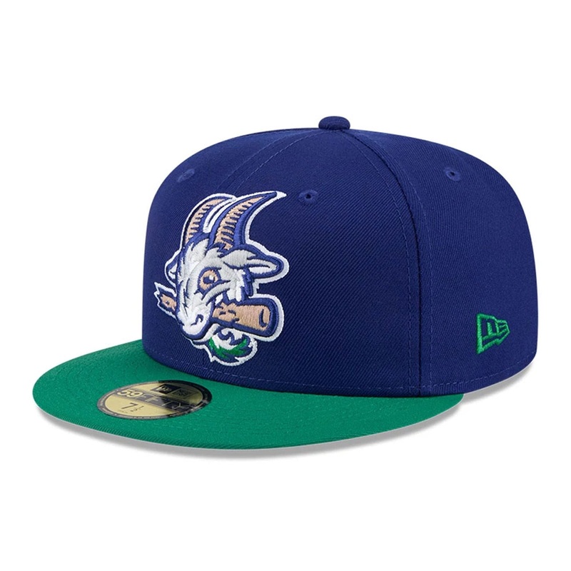 Hartford Yard Goats MiLB AC Perf Minor Dark Blue 59FIFTY Fitted Cap 6 7/8