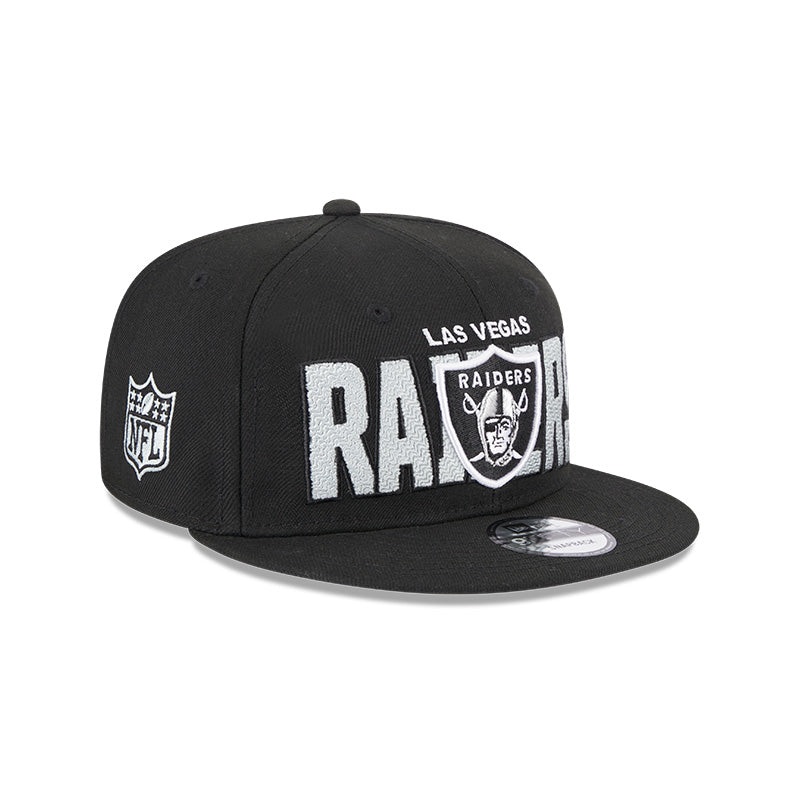 Las Vegas Raiders New Era 2023 NFL Draft 9FIFTY Snapback Adjustable Hat – Black