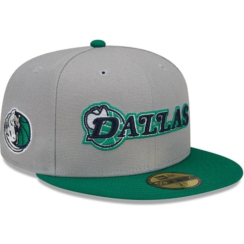 New Era Dallas Mavericks City Edition Gray 2022 59FIFTY Fitted Hat