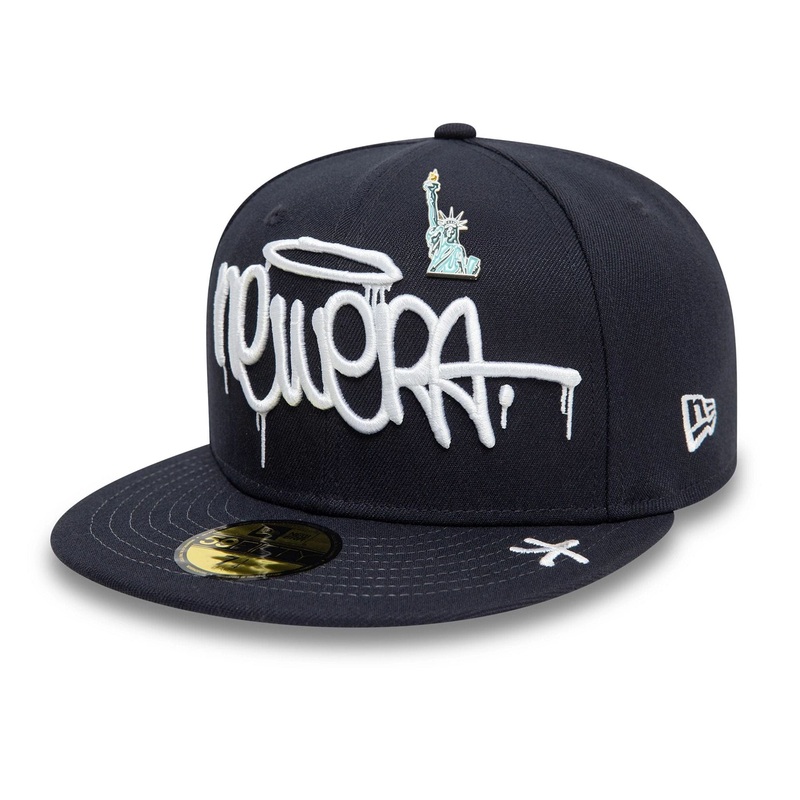 New Era Graphic Navy 59FIFTY Fitted Cap 6 7/8