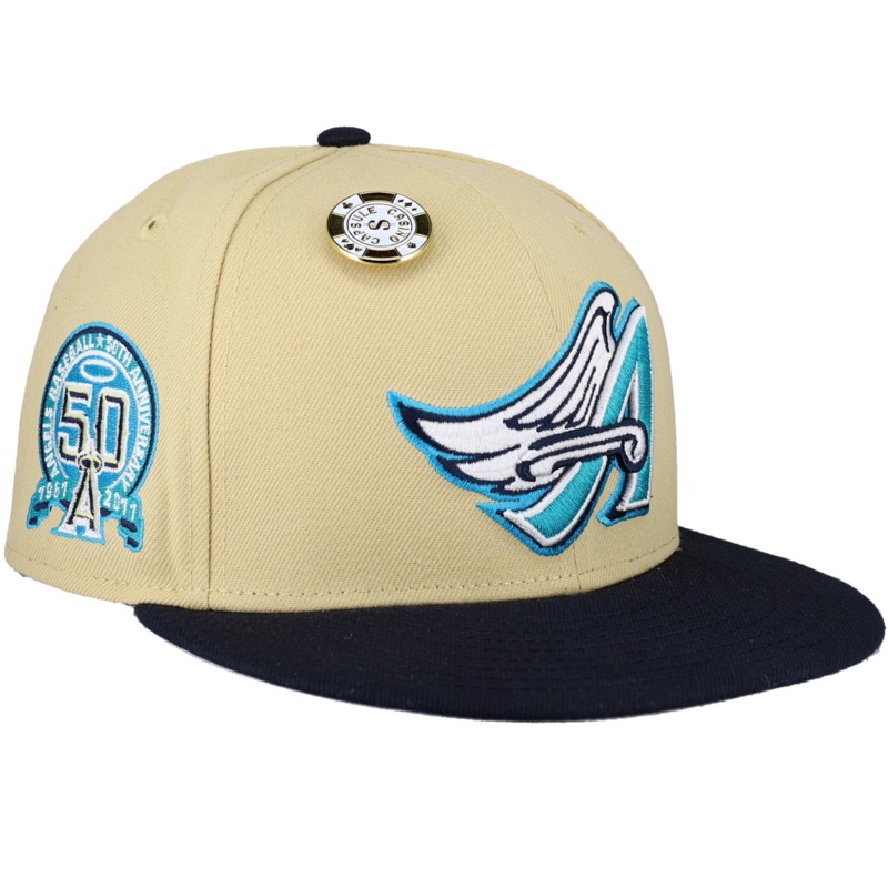 New Era x Capsule Anaheim Angels Vegas Gold Collection 50th Anniversary 59FIFTY Fitted Hat
