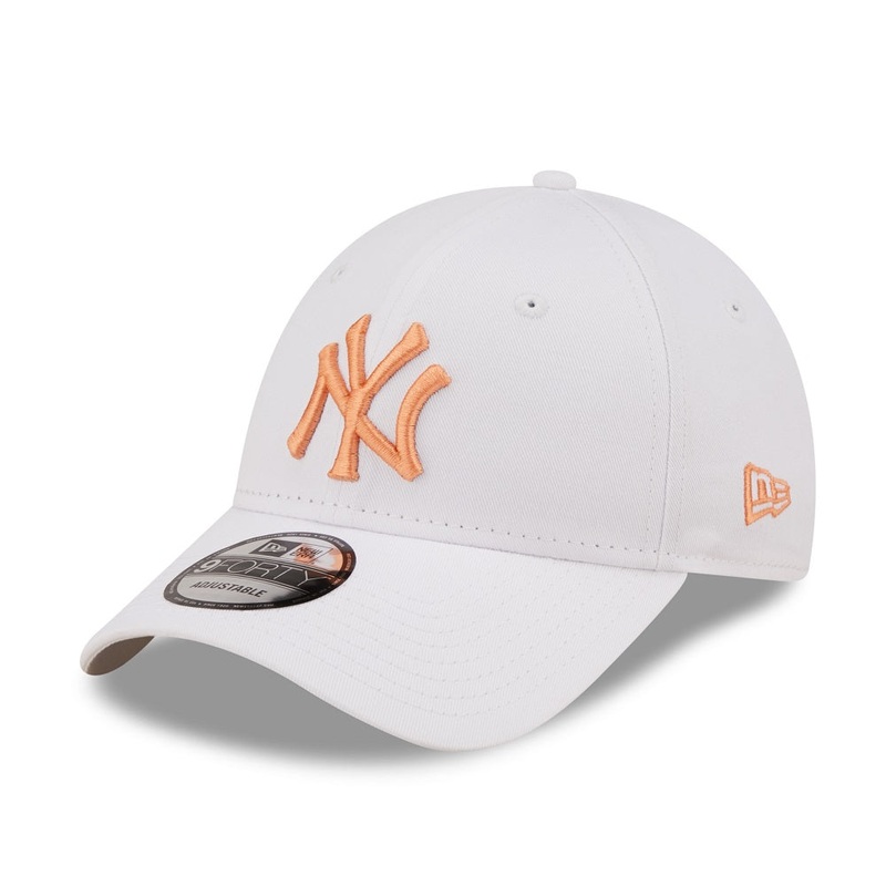New York Yankees 9FORTY League Essential White Cap One Size