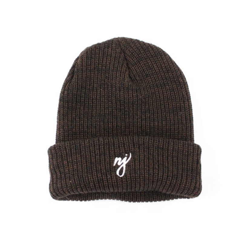 Premium NJ Beanies (Brown) One Size