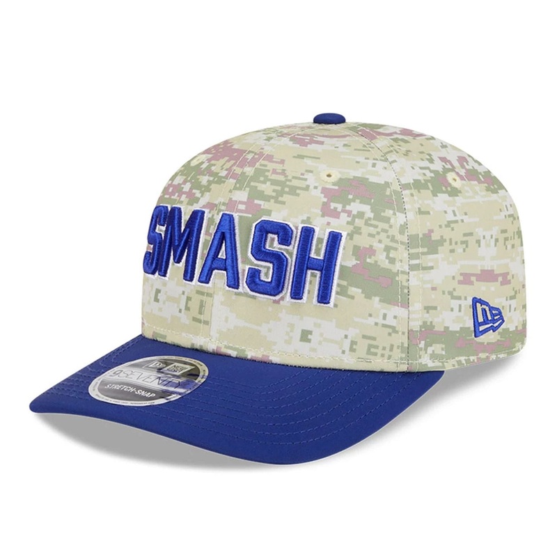 Smash LIV Golf 2025 Digital Camo 9SEVENTY Stretch Snap Adjustable Cap OSFM