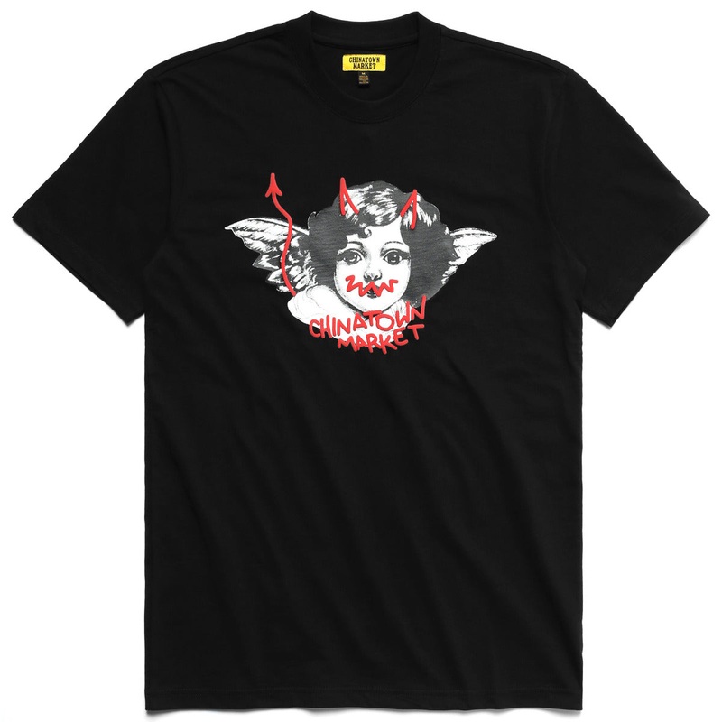 Chinatown Market ANGEL T-SHIRT (Black) m
