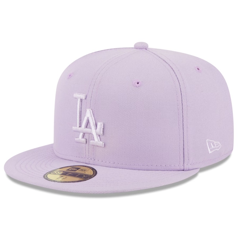 New Era Los Angeles Dodgers Lavender 59FIFTY Fitted Hat