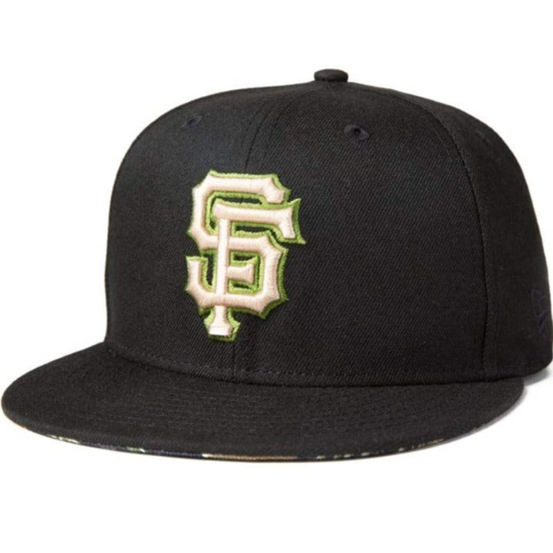New Era San Francisco Giants Black/ Camo Undervisor 59FIFTY Fitted Hat