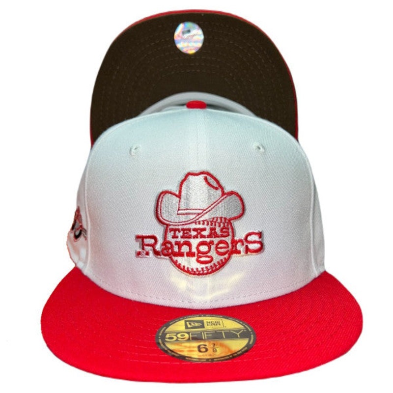 New Era Texas Rangers “Side of Fries” 50th Anniversary 59FIFTY Fitted Hat