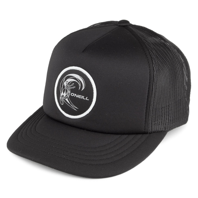 O’Neill Hats Original Surfer Trucker Cap – Black Adjustable