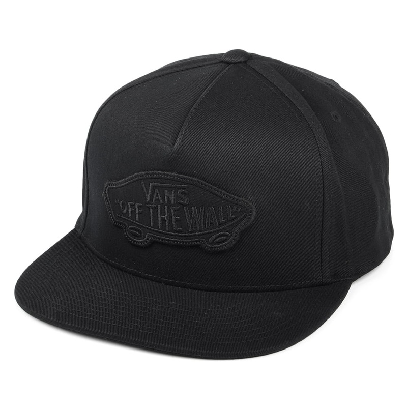 Vans Hats Classic Patch Snapback Cap – Black Adjustable