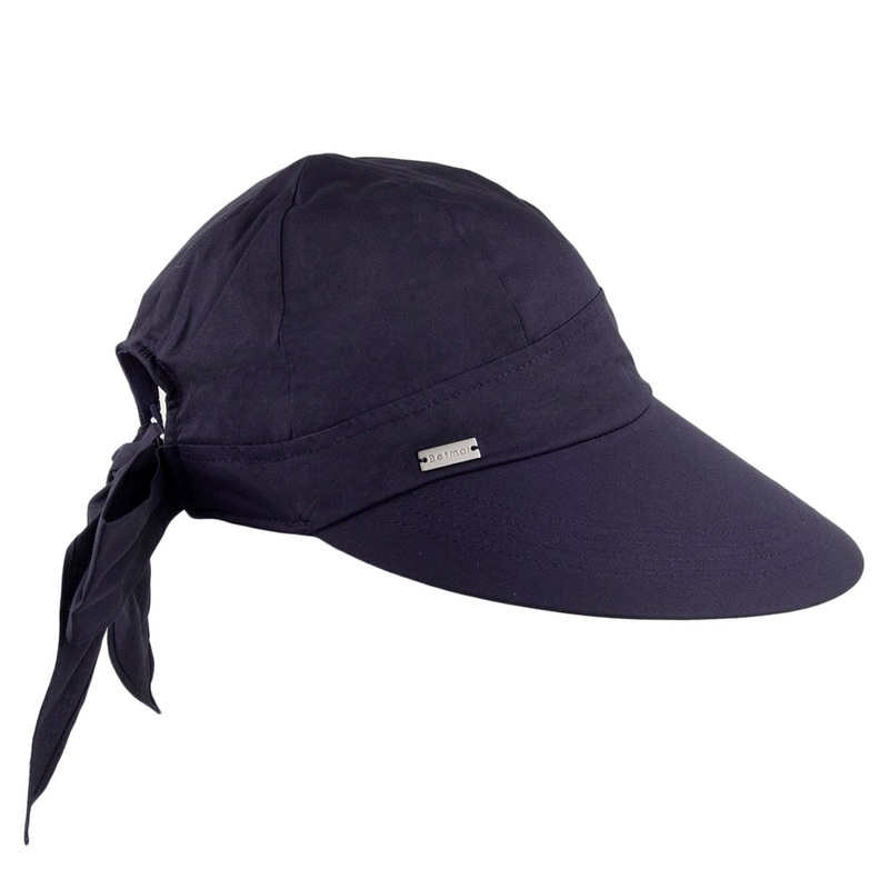 Betmar Hats Cotton Face Framer – Navy Blue 1-Size