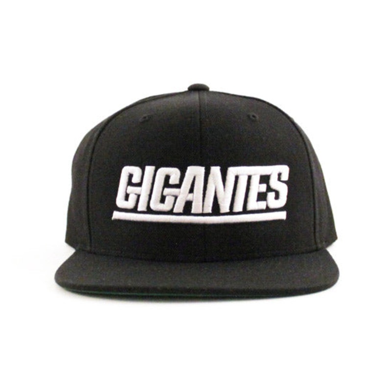 GIGANTES Snapback Hats (Black Green Under Brim) One Size
