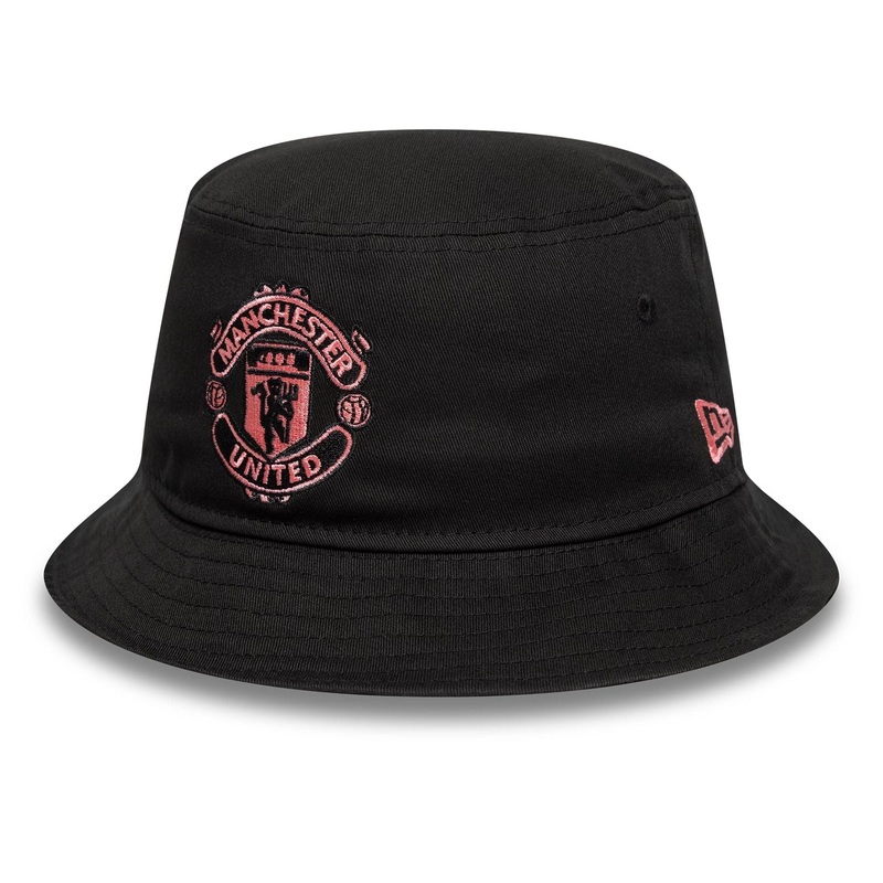 Manchester United FC Seasonal Black Bucket Hat S
