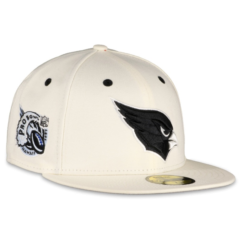 New Era Arizona Cardinals White Ivory Box Score 2023 59FIFTY Fitted Hat