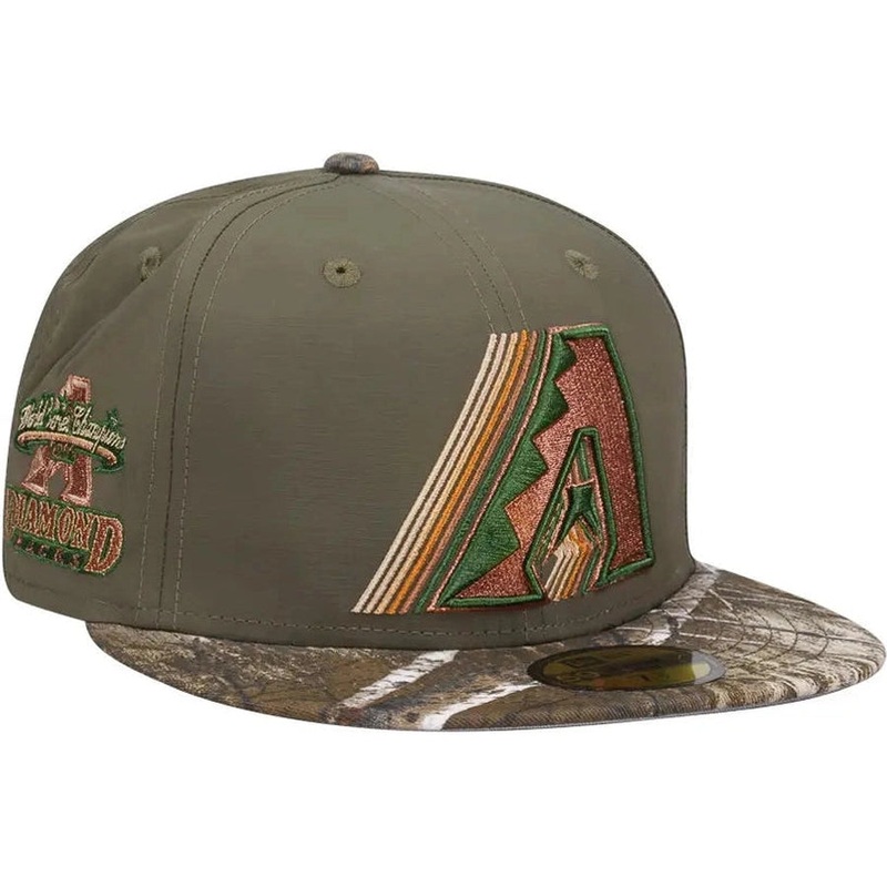 New Era Arizona Diamondbacks 2001 World Series Champions Ripstop Realtree 59FIFTY Fitted Hat
