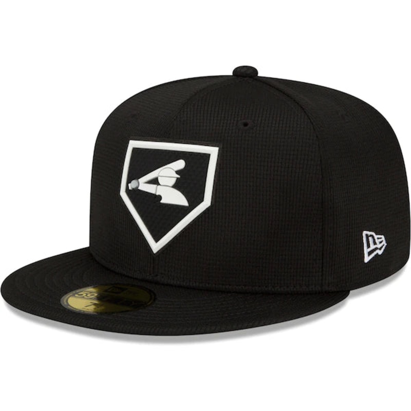 New Era Chicago White Sox Black 2022 Clubhouse 59FIFTY Fitted Hat