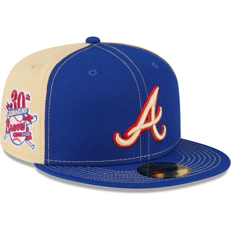 New Era Just Caps Two Tone Team Atlanta Braves 2023 59FIFTY Fitted Hat