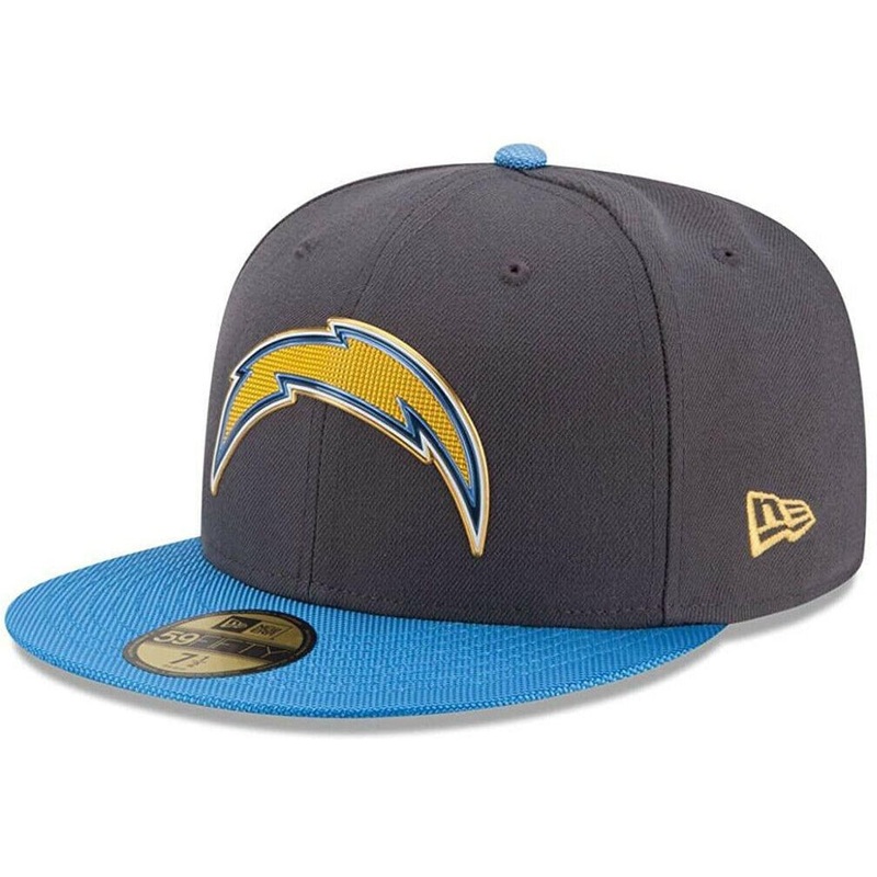 New Era Los Angeles Chargers Dark Gray/Baby Blue  59FIFTY Fitted Hat