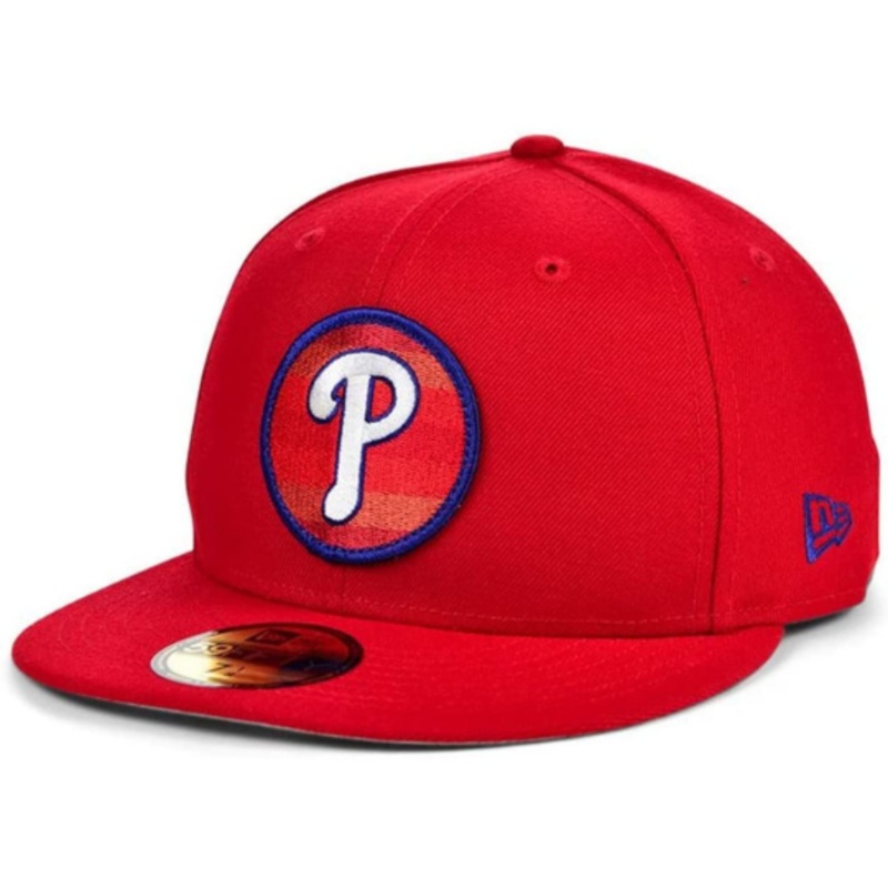 New Era Philadelphia Phillies Red Circle Fade 59FIFTY Fitted Hat