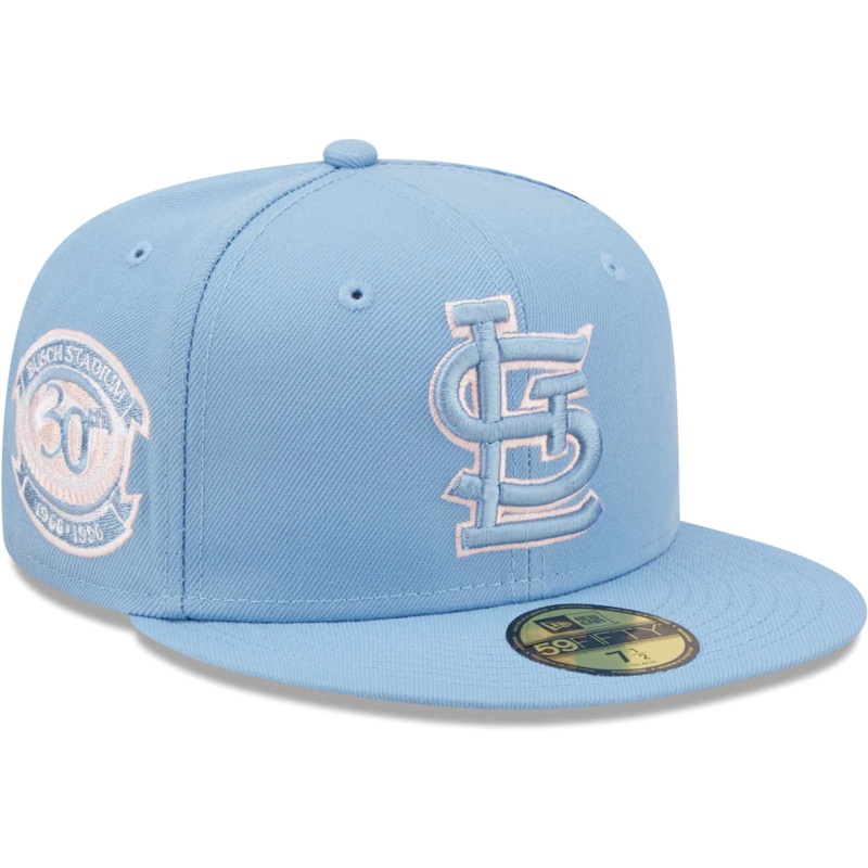 New Era St. Louis Cardinals Light Blue Busch Stadium 59FIFTY Fitted Hat