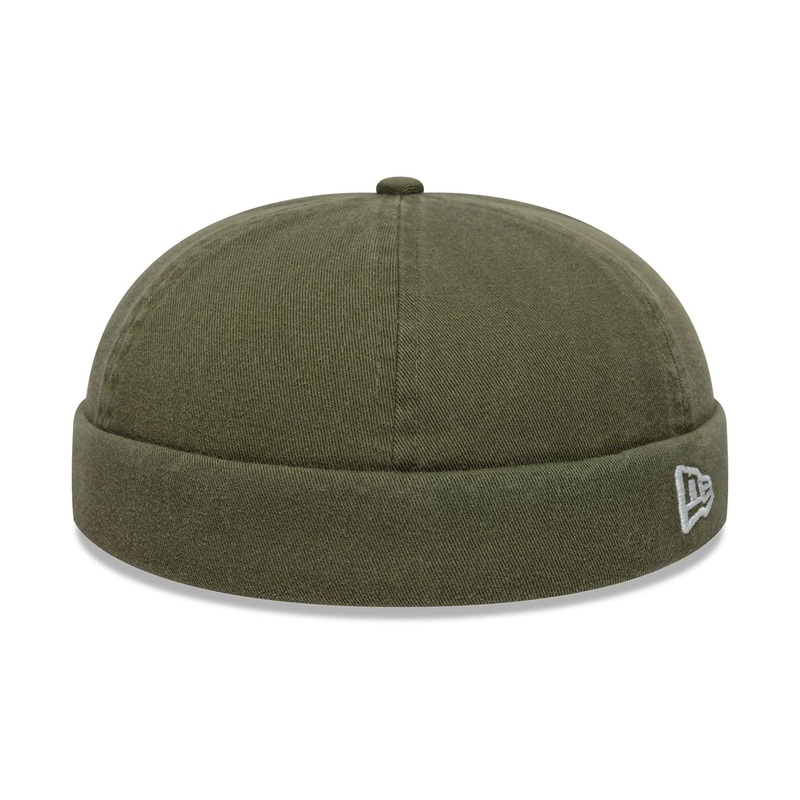 New Era Washed Cotton Green Docker Adjustable Hat OSFM