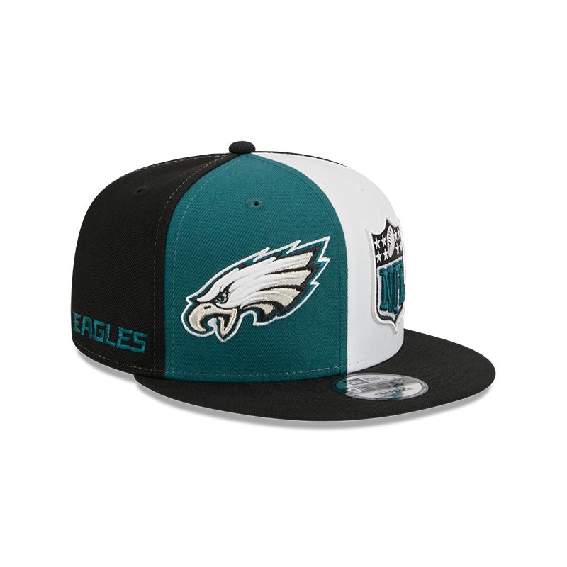 Philadelphia Eagles New Era 2023 NFL Sideline 9FIFTY Snapback Hat -Green/Black