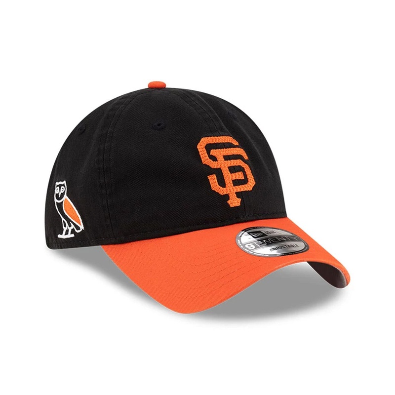 San Francisco Giants OVO x MLB Black 9TWENTY Adjustable Cap OSFM