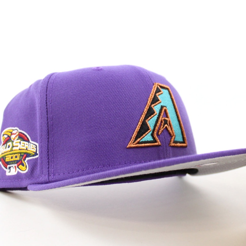 Arizona Diamondbacks World Series New Era 59Fifty Fitted hat (Team Color Gray Under Brim) 7