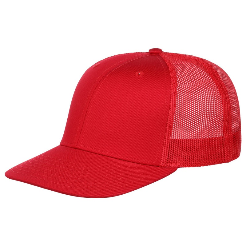 Crowns By Lids Slam Dunk Trucker Cap – Red/Red Adjustable