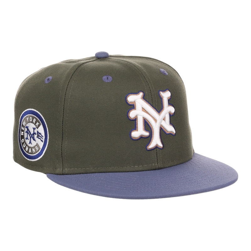 Ebbets New York Cubans NLB Mossy Slate Fitted Hat