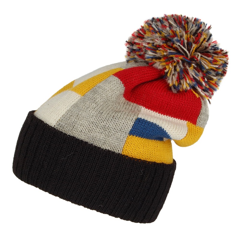 Highland 2000 De Stijl Bobble Hat – Multi-Coloured 1-Size