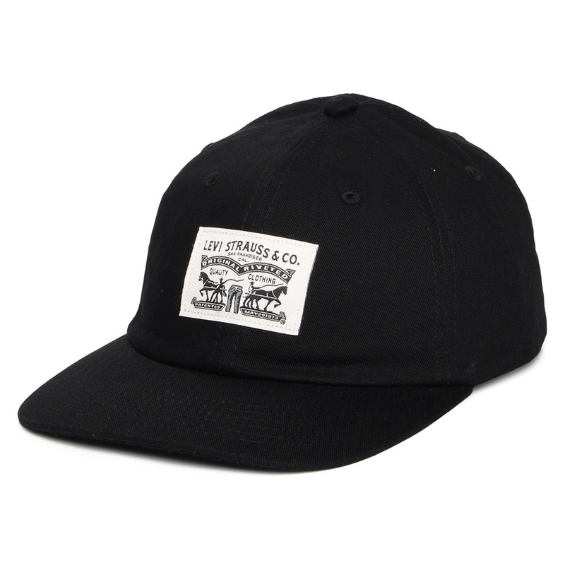 Levi’s Hats Relaxed Heritage Baseball Cap – Black Adjustable