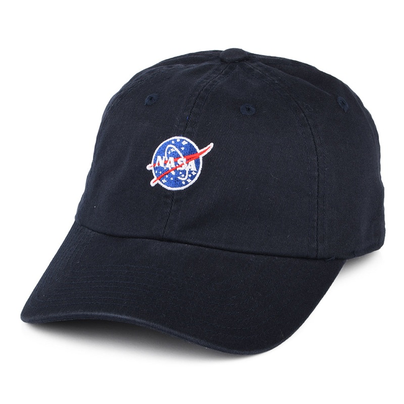 NASA Micro Slouch Baseball Cap – Navy Blue Adjustable