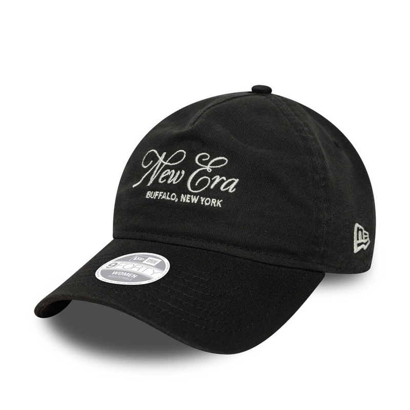 New Era 9TWENTY Womens A-Frame Black Cap One Size
