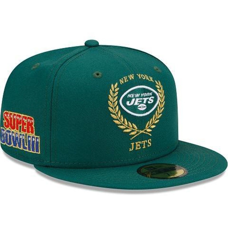 New Era New York Jets Gold Classic 59fifty Fitted Hat