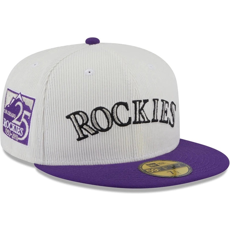 New Era x Lids HD Colorado Rockies Cord Script 2023 59FIFTY Fitted Cap