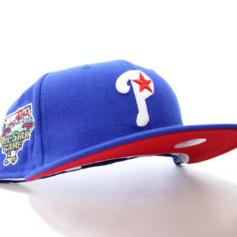 Philadelphia Phillies 2006 All-Star Game 59Fifty New Era Fitted Hats (Blue Red Under Brim) 7