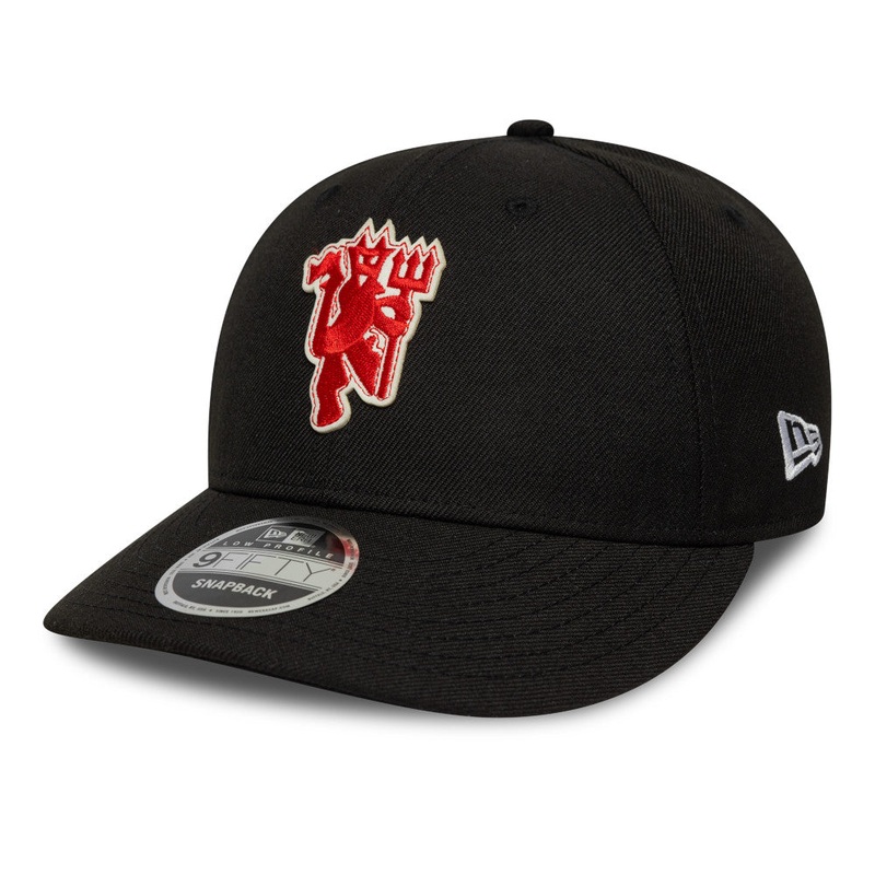 Manchester United FC Low Profile 9FIFTY Vintage Snapback Black Cap L-XL