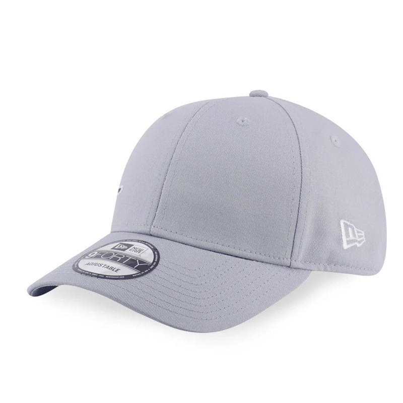 New Era Basic Grey 9FORTY Adjustable Cap OSFM