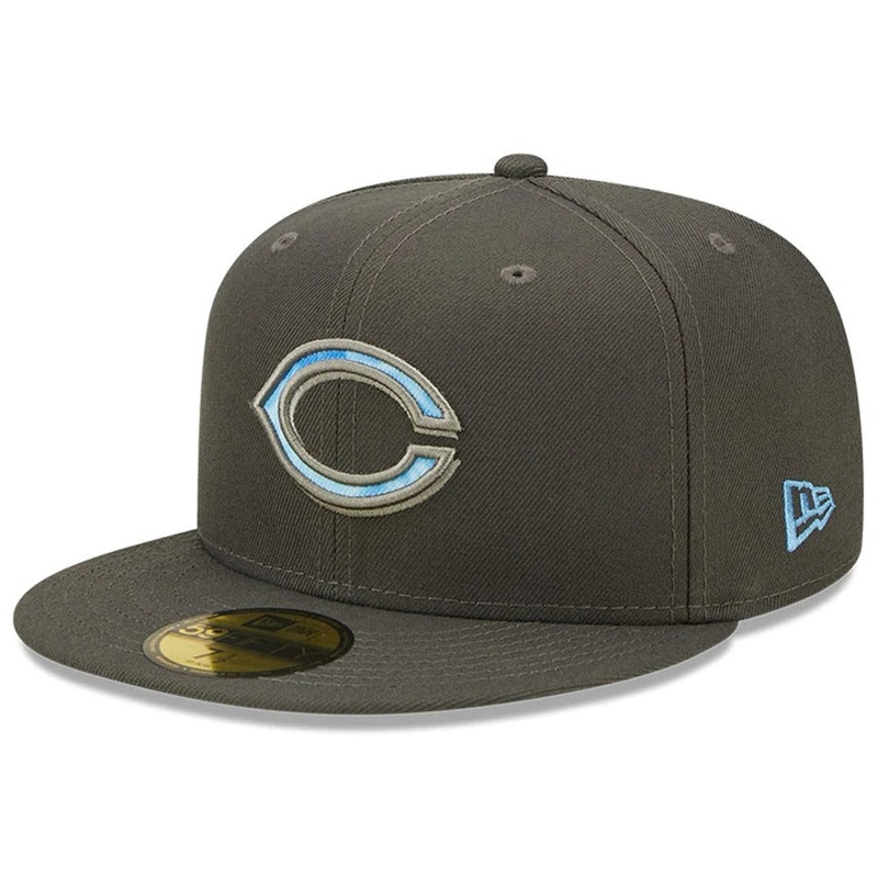 New Era Cincinnati Reds Graphite 2022 Father’s Day On-Field 59FIFTY Fitted Hat