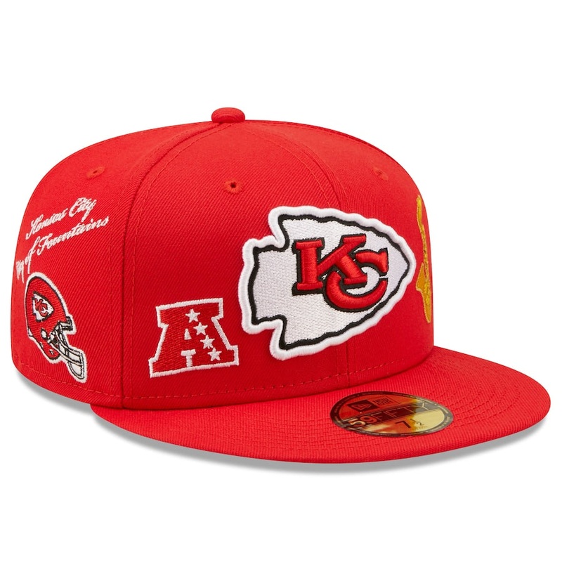 New Era Kansas City Chiefs Red Team Local 59FIFTY Fitted Hat