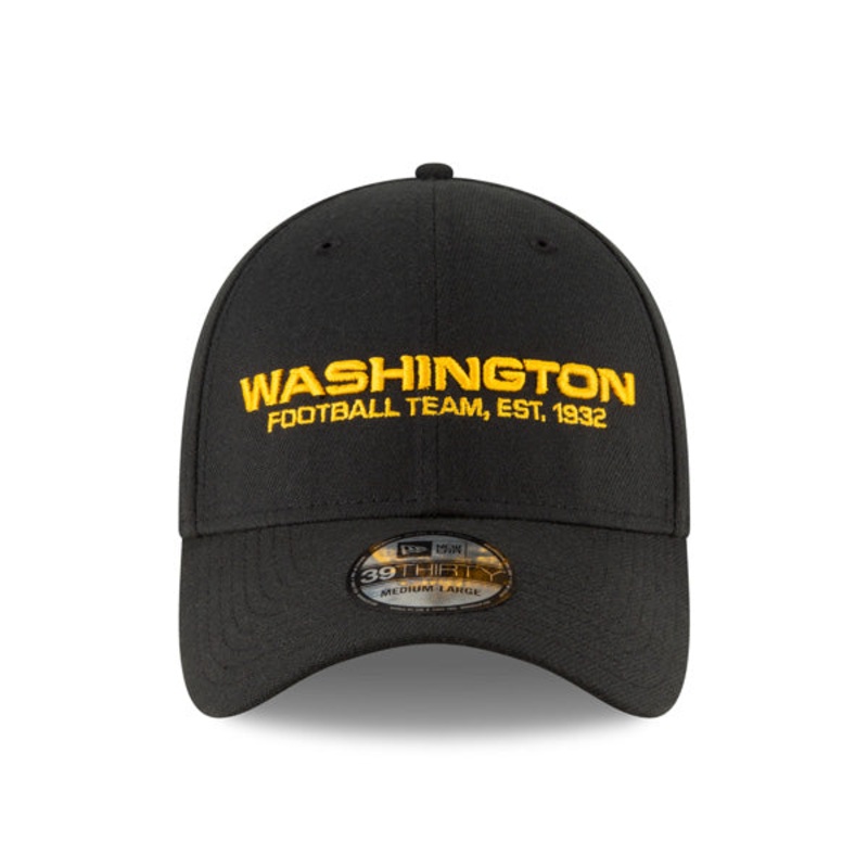 Washington Football Team New Era NFL On-Field 39Thirty Flex-Fit Hat – Black L/XL