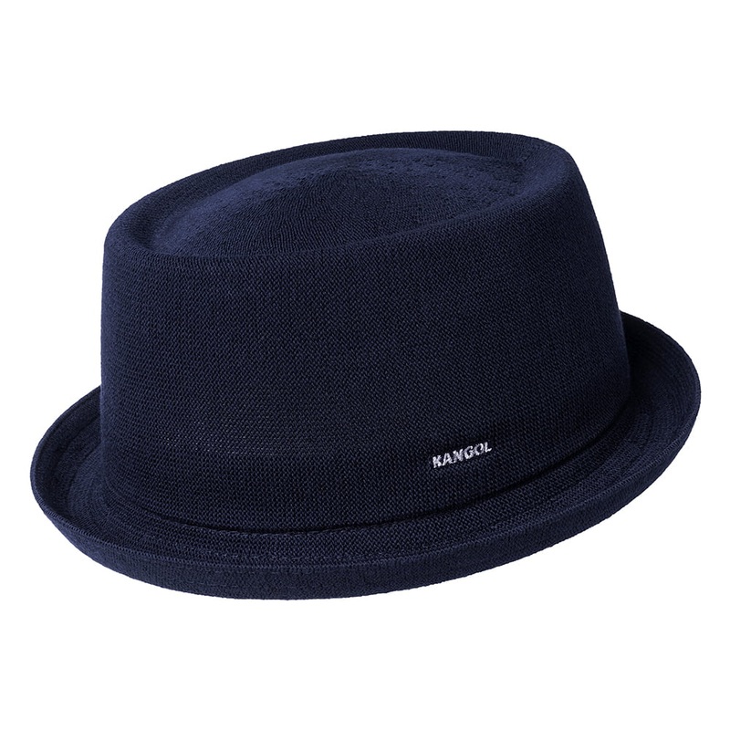 Kangol Bamboo Mowbray Pork Pie Hat – Dark Blue S