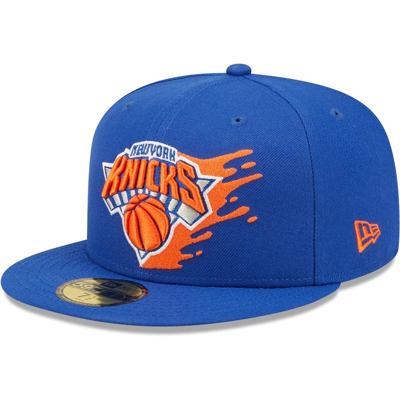New Era New York Knicks Blue Splatter 59FIFTY Fitted Hat