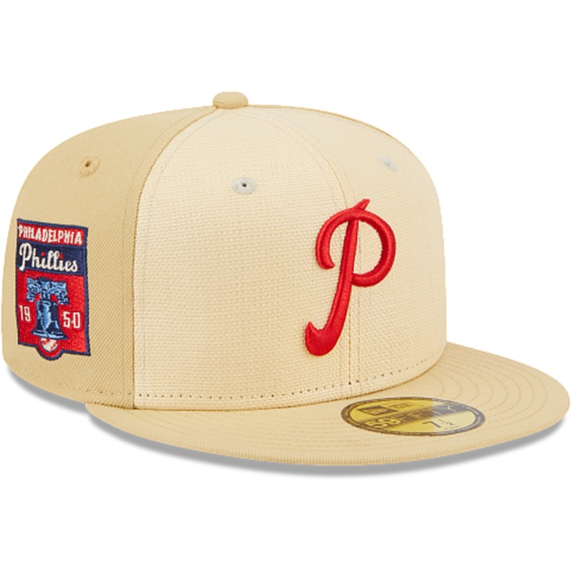 New Era Philadelphia Phillies Raffia Front 2023 59FIFTY Fitted Hat
