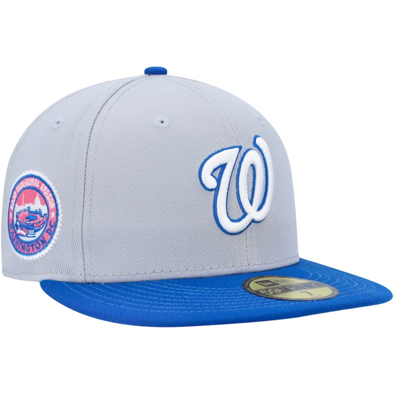 New Era Washington Nationals Gray/Blue Dolphin 2023 59FIFTY Fitted Hat