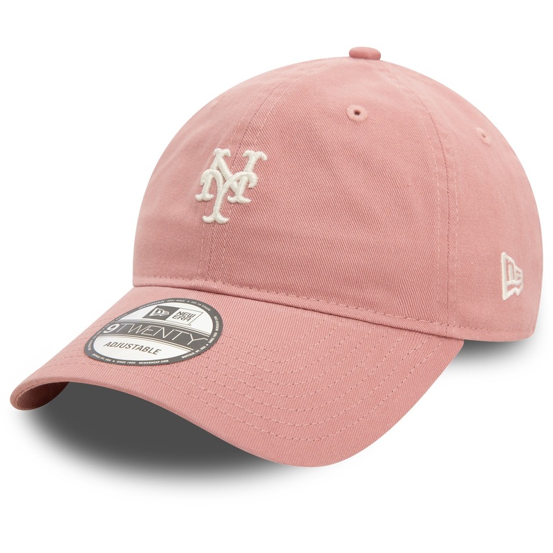 New York Mets 9TWENTY Mini Washed Pink Cap One Size