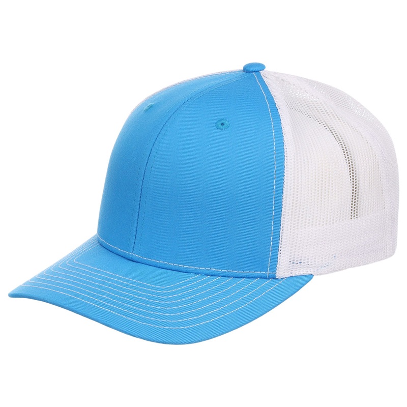 Richardson 112 Trucker – Cyan/White Adjustable